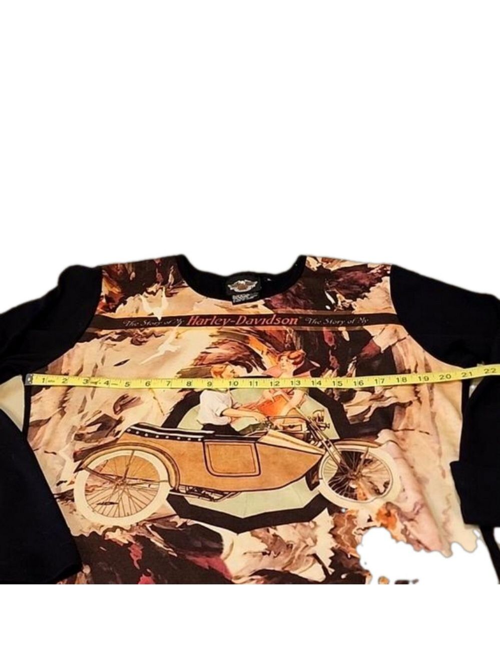 The story of My Harley Davidson long sleeve top XL - Picture 7 of 9
